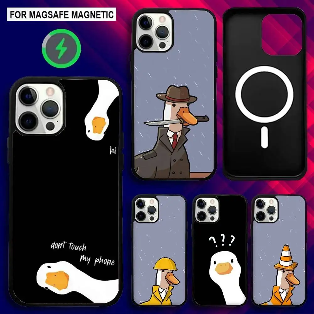 Cartoon Funny Duck Phone Case For iPhone 16e,16,15,14,13,12,11,Plus,Pro,Max,Mini Magsafe Magnetic Wireless Charging
Cartoon Funny Duck Phone Case For iPhone 16e,16,15,14,13,12,11,Plus,Pro,Max,Mini Magsafe Magnetic Wireless Charging