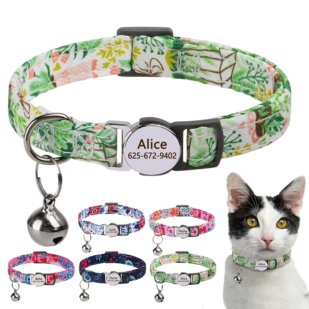 Custom Nylon Cat Collar Cute Print Kitten Cats Collars Quick Release Nylon Pet Necklace With Bell Adjustable for Cats Puppy Pink
Custom Nylon Cat Collar Cute Print Kitten Cats Collars Quick Release Nylon Pet Necklace With Bell Adjustable for Cats Puppy Pink