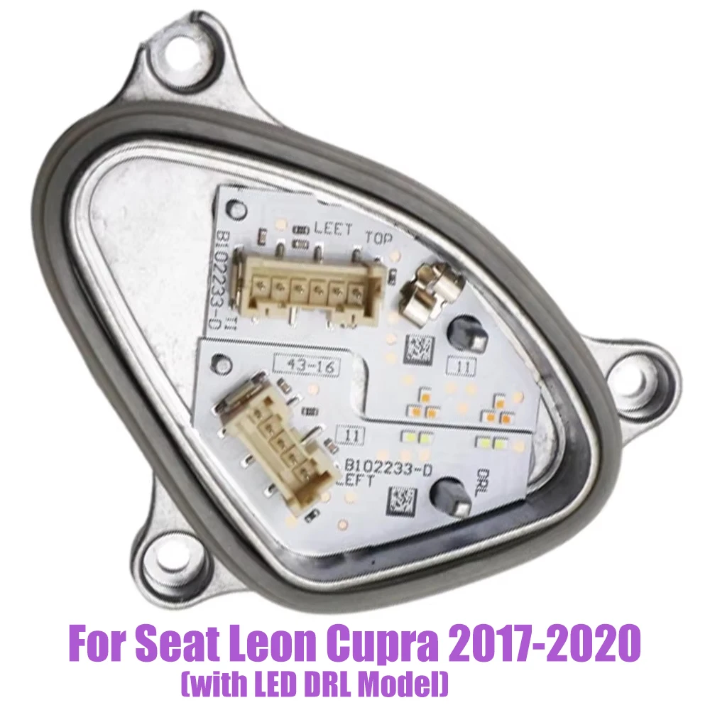 For Seat Leon Cupra 2017-2020(with LED DRL Model) Left DRL LED Module Daytime Running Light LED Module 5F0941475A 90112019
For Seat Leon Cupra 2017-2020(with LED DRL Model) Left DRL LED Module Daytime Running Light LED Module 5F0941475A 90112019