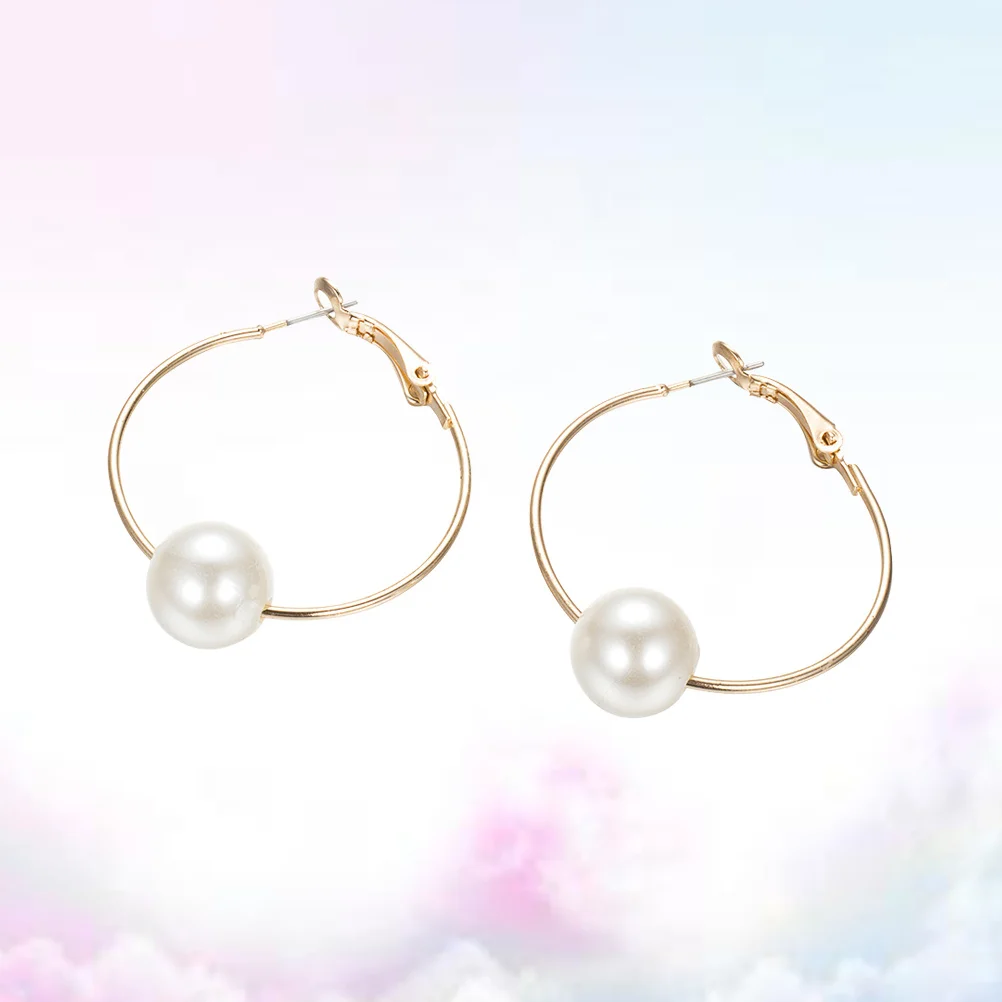 1Pair Women Earrings Big Pearl Wild Temperament Personality Chic White Shell Pearl Sterling Silver 14K Gold Nickel Lead Free 
1Pair Women Earrings Big Pearl Wild Temperament Personality Chic White Shell Pearl Sterling Silver 14K Gold Nickel Lead Free