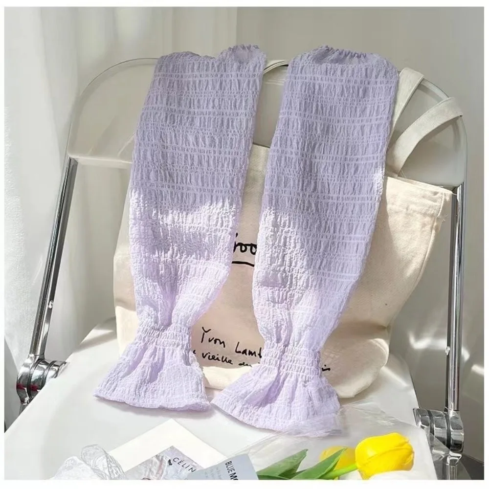Fashion Lace Mesh Sun Protection Sleeves Anti-UV Breathable Arm Sleeve Loose Fit Solid Color Fingerless Gloves Cycling
Fashion Lace Mesh Sun Protection Sleeves Anti-UV Breathable Arm Sleeve Loose Fit Solid Color Fingerless Gloves Cycling