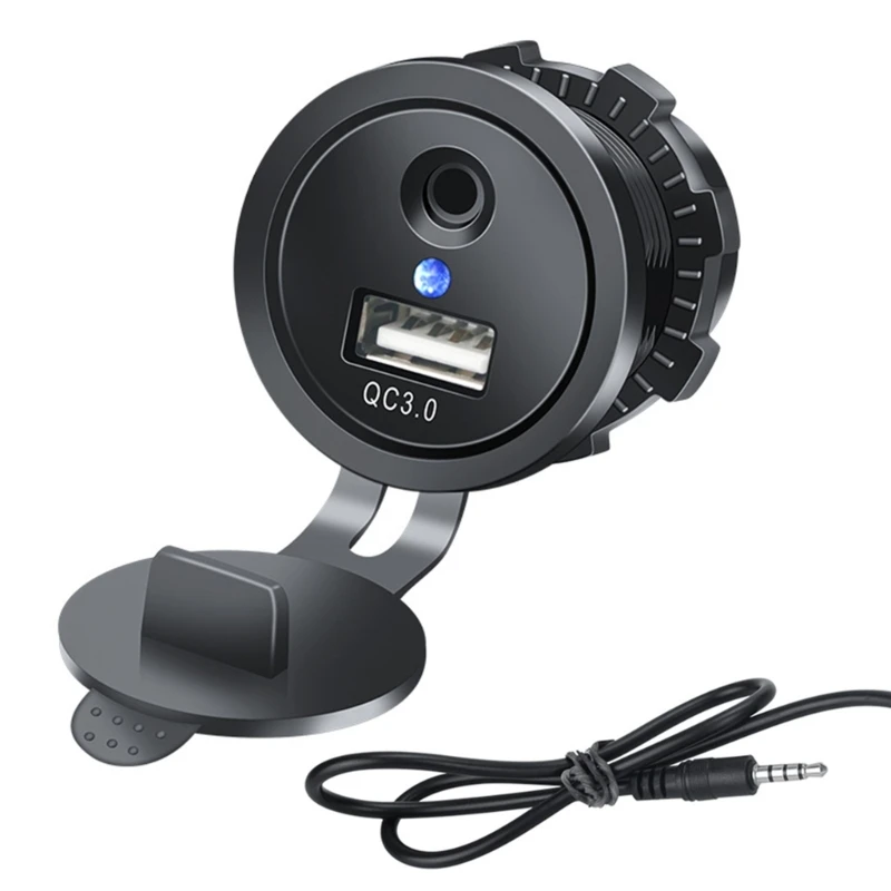Universal Car Panel Mount Cable USB 3.0 and 3.5mm Vehicle Dashboard Flush Mount AUX Extension Cable Kit with LED Indicator
Universal Car Panel Mount Cable USB 3.0 and 3.5mm Vehicle Dashboard Flush Mount AUX Extension Cable Kit with LED Indicator