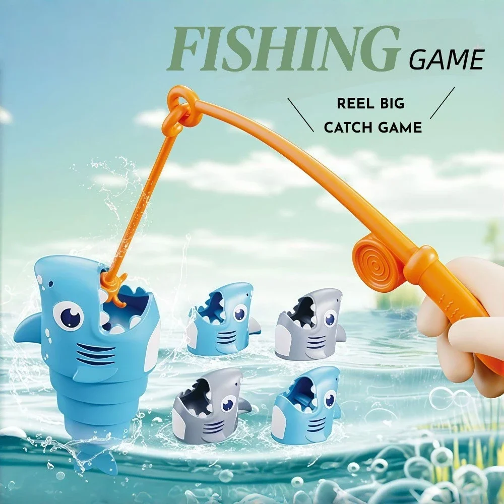 Shark Fishing Stacking Toy, Size Measuring Educational Game, 2-3 Players Family Party Game, Kids Birthday Gift
Shark Fishing Stacking Toy, Size Measuring Educational Game, 2-3 Players Family Party Game, Kids Birthday Gift