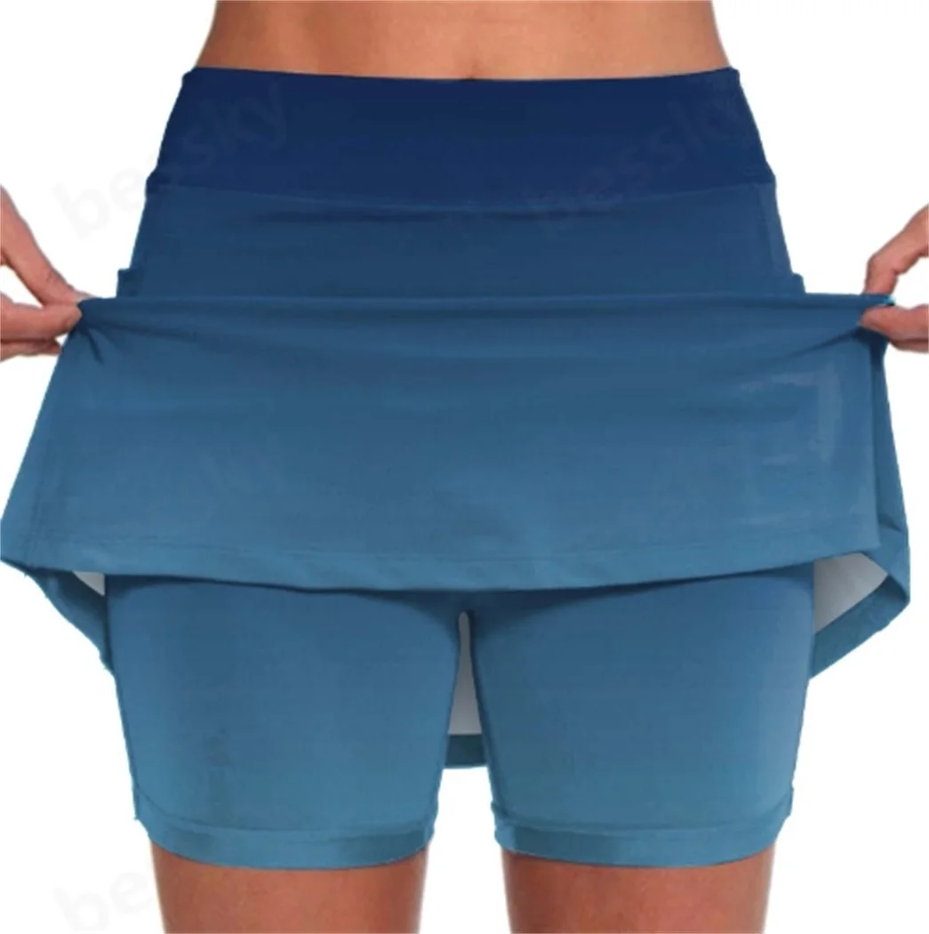 Ladies fashion sports casual skirt with pocket gradient waist skirt tennis pants skirt
Ladies fashion sports casual skirt with pocket gradient waist skirt tennis pants skirt