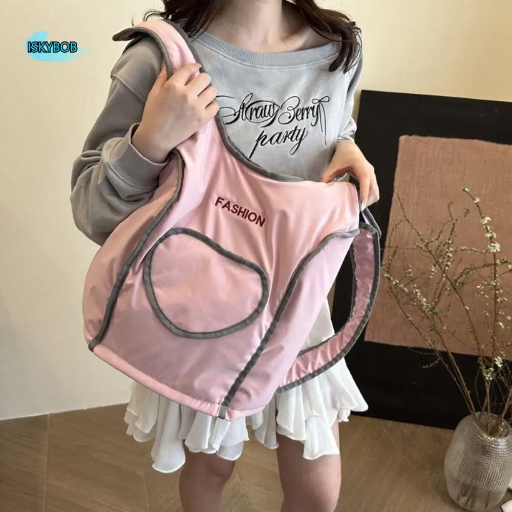 Letter Embroidery Love Vest Backpack Solid Color Large Capacity Students School Bag Handbag Korean Style Shoulder Bag Travel
Letter Embroidery Love Vest Backpack Solid Color Large Capacity Students School Bag Handbag Korean Style Shoulder Bag Travel