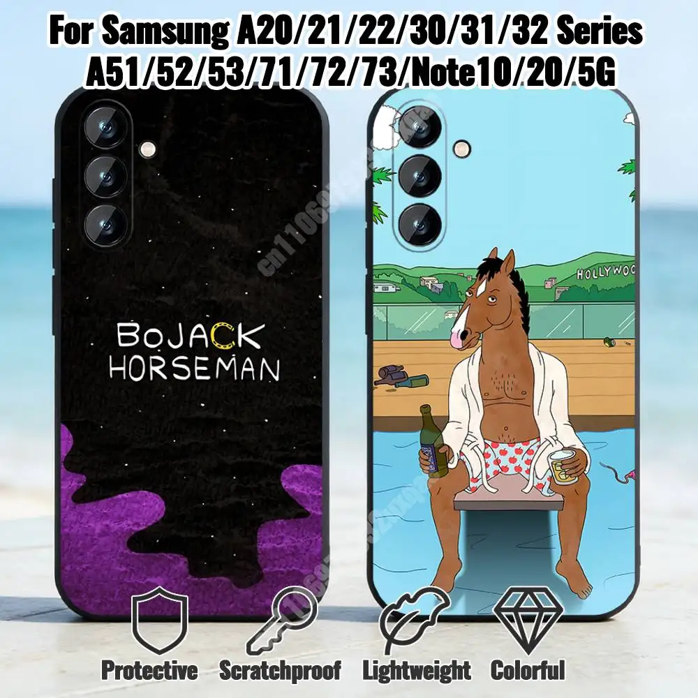 Cartoon Horseman B-Bojack Phone Case for Samsung Galaxy A12 13 Note 10Pro 20Ultra A20 21 22 30 31 32 A71 72 TPU Cover
Cartoon Horseman B-Bojack Phone Case for Samsung Galaxy A12 13 Note 10Pro 20Ultra A20 21 22 30 31 32 A71 72 TPU Cover