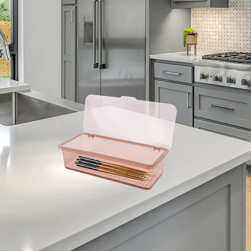 2 Pcs Chopsticks Storage Box Silverware Holder with Lid Organizer Cutlery Shelf Pp Reusable Travel
2 Pcs Chopsticks Storage Box Silverware Holder with Lid Organizer Cutlery Shelf Pp Reusable Travel