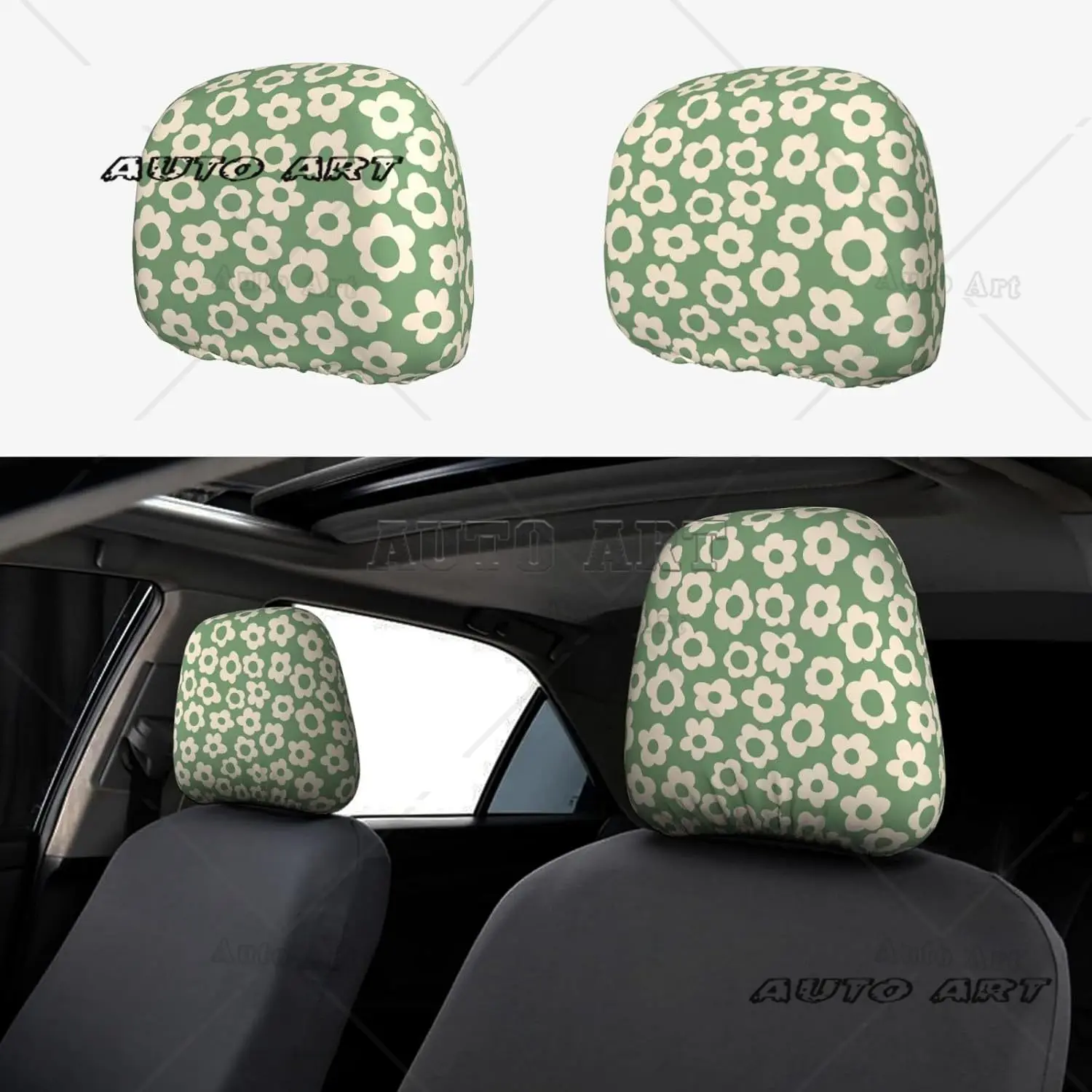 Винтажные чехлы на подголовники Groovy Flowers, 2 шт., аксессуары, защитный чехол, украшение, дышащие чехлы на подголовник автомобильного сиденья
Винтажные чехлы на подголовники Groovy Flowers, 2 шт., аксессуары, защитный чехол, украшение, дышащие чехлы на подголовник автомобильного сиденья