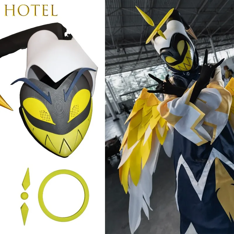 Adult Men's Adam Cosplay Anime Hotel First Man Angel Halo Mask Yellow Costume for Halloween Party Christmas
Adult Men's Adam Cosplay Anime Hotel First Man Angel Halo Mask Yellow Costume for Halloween Party Christmas