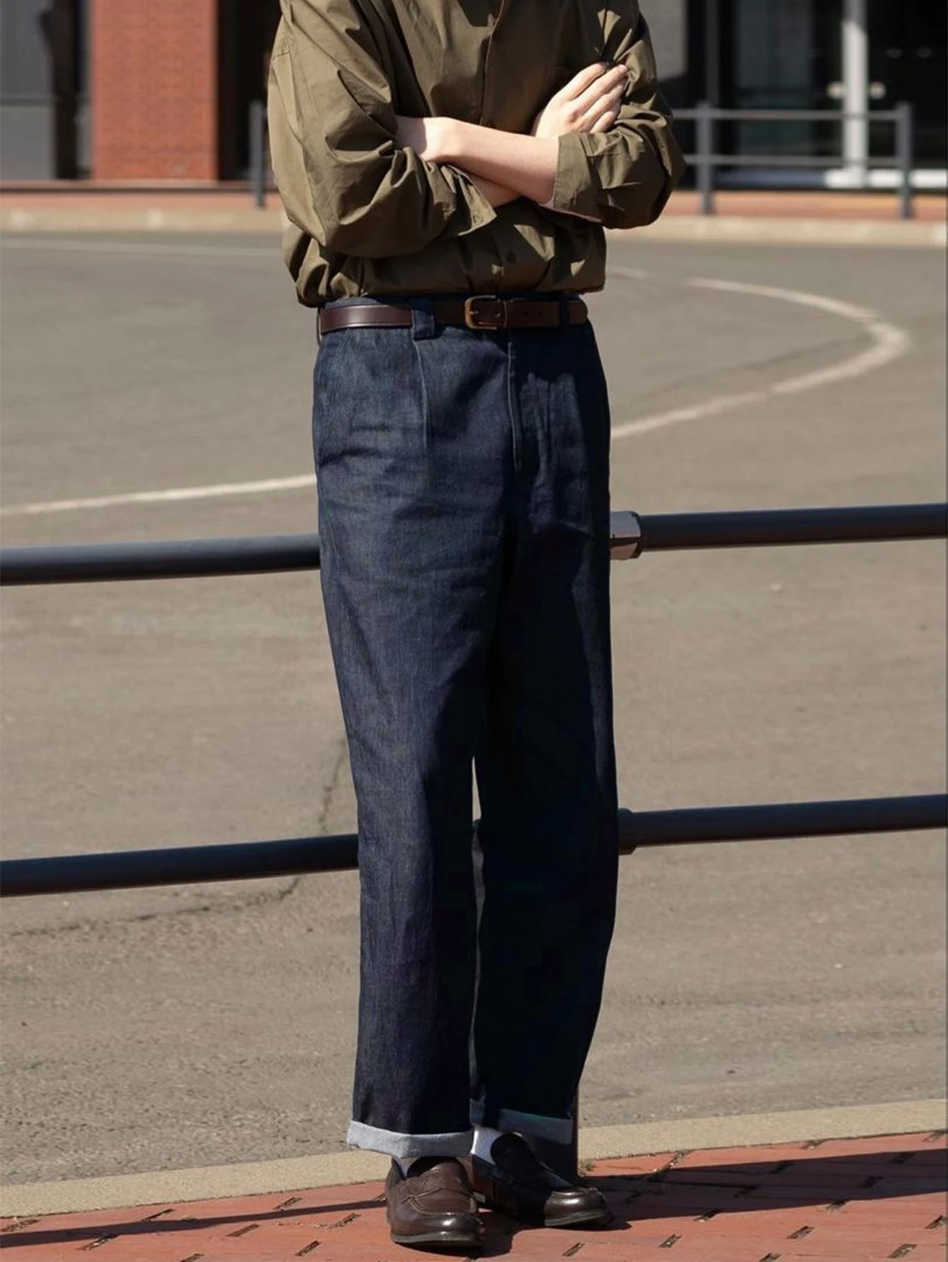 2026 SS Men's Neapolitan Pleated Suit Pants, Solid Denim Style High Waist Straight Leg Business Casual Trousers
2026 SS Men's Neapolitan Pleated Suit Pants, Solid Denim Style High Waist Straight Leg Business Casual Trousers