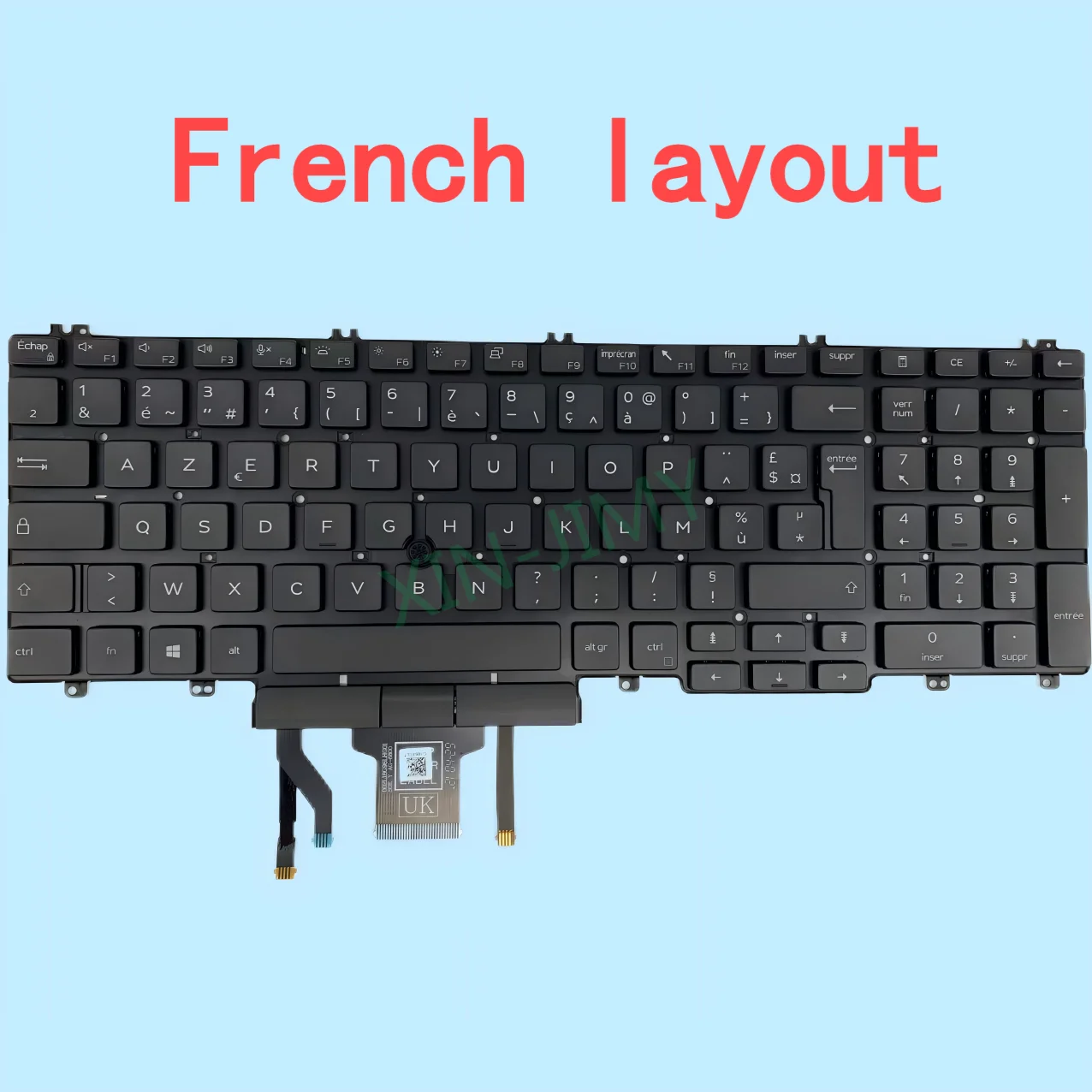 Клавиатура AZERTY с подсветкой 5500 для Dell Precision 3540 3541 3500 3501 3550 3551 Latitude 5500 5501 5510 5511 0WMCDP 0XPYPV
Клавиатура AZERTY с подсветкой 5500 для Dell Precision 3540 3541 3500 3501 3550 3551 Latitude 5500 5501 5510 5511 0WMCDP 0XPYPV