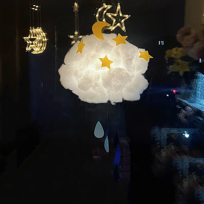 INS Cloud Lamp DIY материал хлопковая лампа ручной работы макет комнаты декоративный свет девушка сердце украшения для общежития 
INS Cloud Lamp DIY материал хлопковая лампа ручной работы макет комнаты декоративный свет девушка сердце украшения для общежития