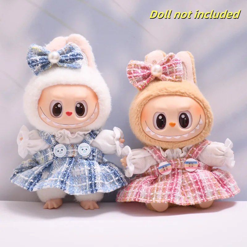 Fashionable Exquisite Plaid Dress Clothing Accessories Suitable For Labubu V1v2v3 Cute Skirt Baby Clothes Collection Diy Dressup
Fashionable Exquisite Plaid Dress Clothing Accessories Suitable For Labubu V1v2v3 Cute Skirt Baby Clothes Collection Diy Dressup