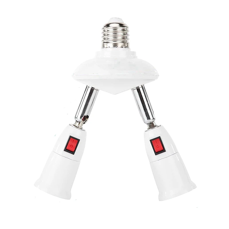 A69E360 Degree Adjustable - 2 In 1 E27 Splitter Socket Adapter. E27 Standard LED Bulb Socket Adapter
A69E360 Degree Adjustable - 2 In 1 E27 Splitter Socket Adapter. E27 Standard LED Bulb Socket Adapter