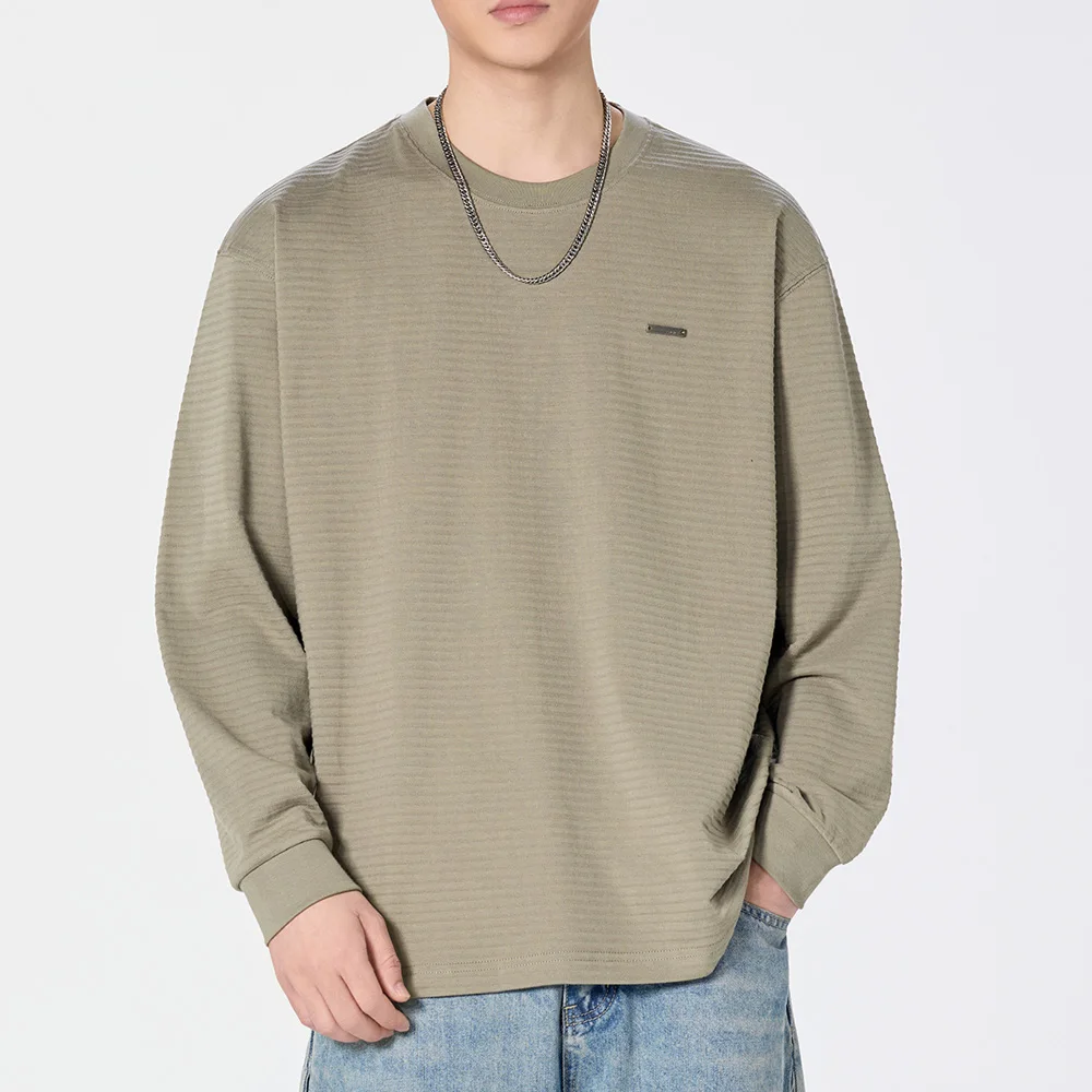 Oversize Long Sleeve T Shirt Men Streetwear Fashion Loose Casual Stripe Plus Size T-shirt Man Tshirt Tops
Oversize Long Sleeve T Shirt Men Streetwear Fashion Loose Casual Stripe Plus Size T-shirt Man Tshirt Tops
