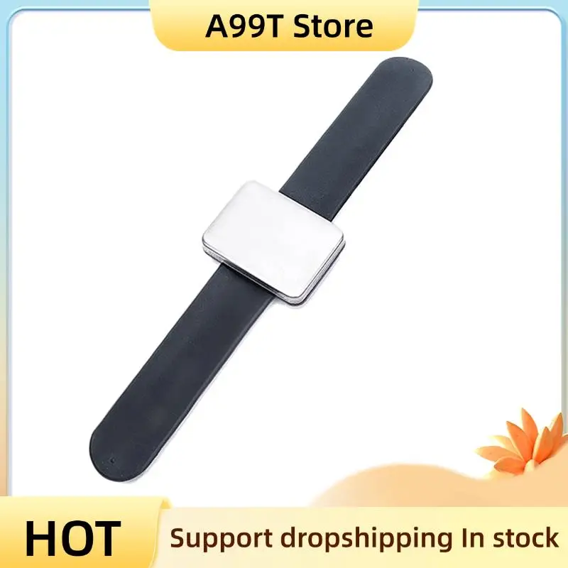 A99T 2X Adjustable Magnetic Bobby Pin Bracelet Self Adhesive Wrist Band Magnetic Plate For Salon Hairstyling Clip Black
A99T 2X Adjustable Magnetic Bobby Pin Bracelet Self Adhesive Wrist Band Magnetic Plate For Salon Hairstyling Clip Black