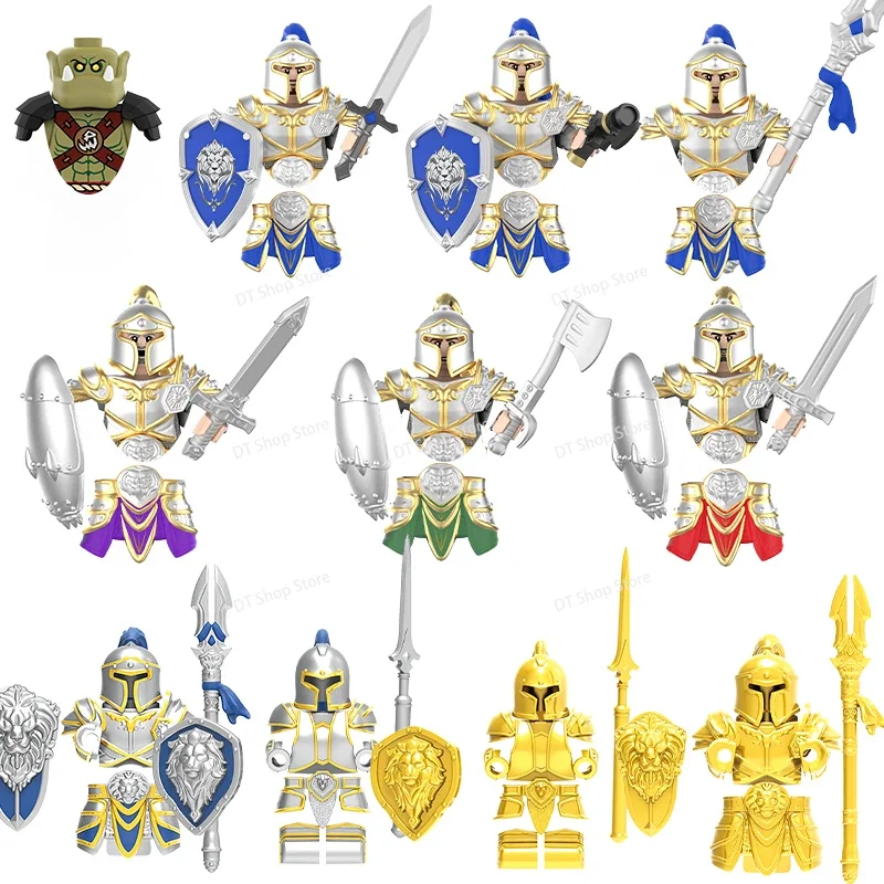 New Stormwind City Guard Orc Soldier figure Spear Armor Soldier Knight Model Building Blocks Kids Toys Halloween Gift
New Stormwind City Guard Orc Soldier figure Spear Armor Soldier Knight Model Building Blocks Kids Toys Halloween Gift