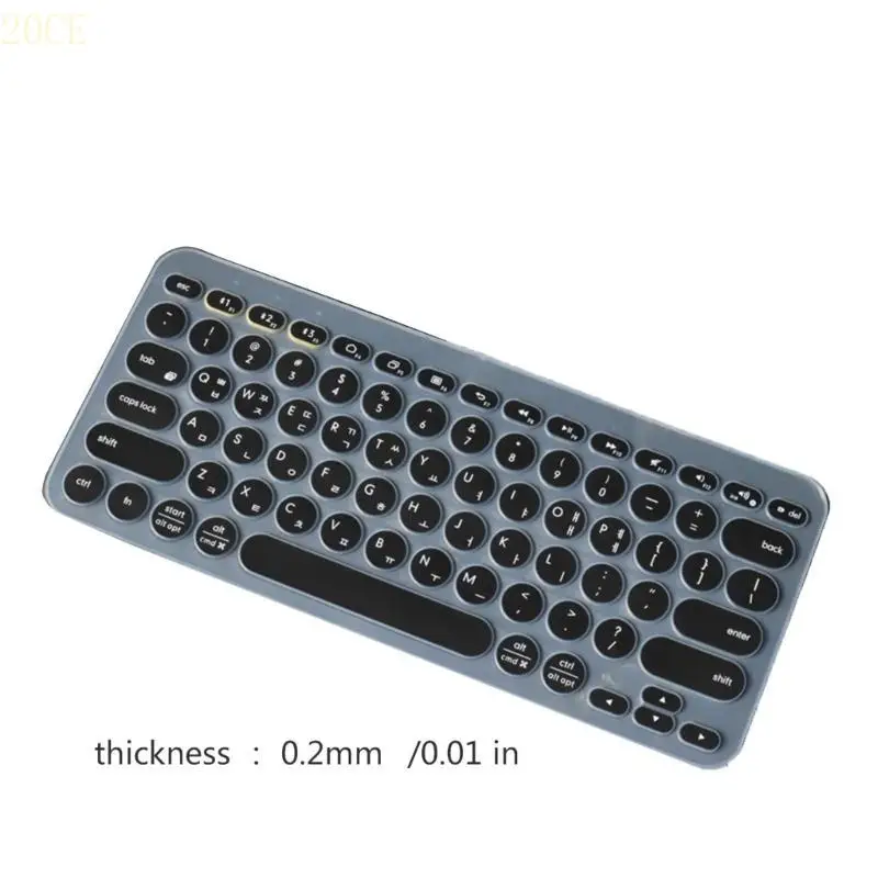 20CE Protective Silicone Skin for K380 K480 Korean Keyboards for Home Office or Cafe Use
20CE Protective Silicone Skin for K380 K480 Korean Keyboards for Home Office or Cafe Use