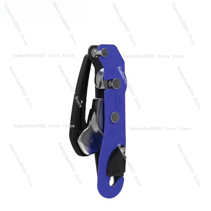 D009 STOP Auto Lock Descender for Caving Rappel Long Distance Descent Handle