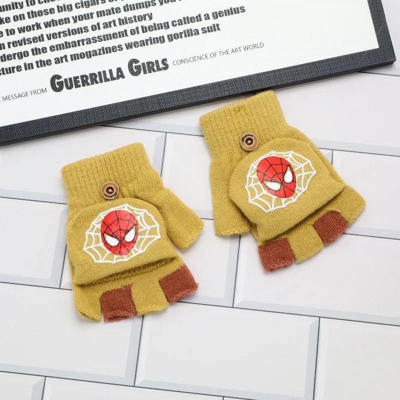 Marvel Spider-Man Children's Flip-Top Mittens Infant and Toddler Half-Finger Mittens Nursery Flip-Top Warm Mittens Gift for Chil
Marvel Spider-Man Children's Flip-Top Mittens Infant and Toddler Half-Finger Mittens Nursery Flip-Top Warm Mittens Gift for Chil