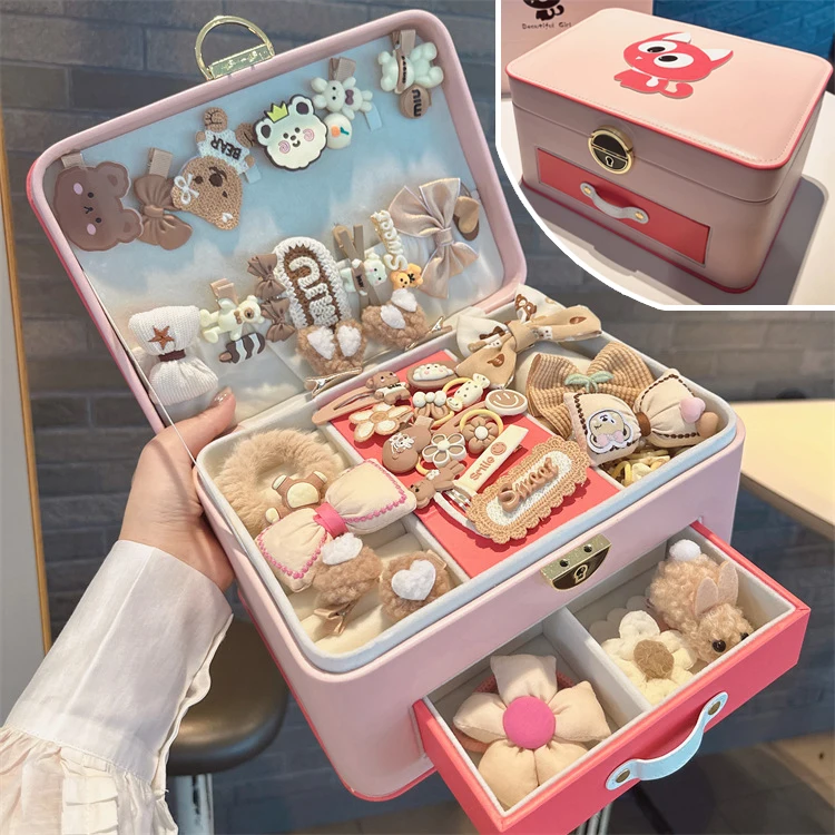 Hair Clip Accessories Set Headwear Princess Jewelry Kid Toy for Girls Gift Box Children Beauty Fashion Pretend Play Makeup Table
Hair Clip Accessories Set Headwear Princess Jewelry Kid Toy for Girls Gift Box Children Beauty Fashion Pretend Play Makeup Table
