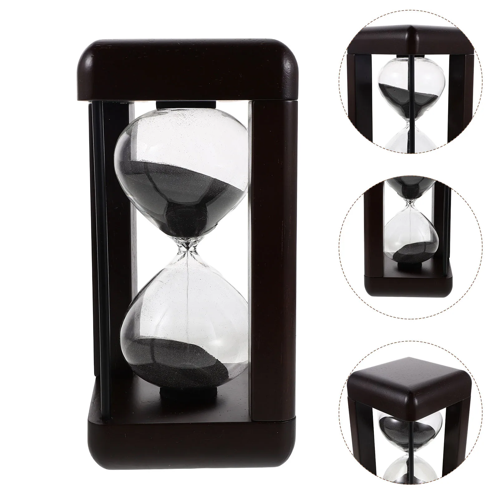 30 Minutes Black Sand Glass Hourglass Timer Retro Vintage Desktop Sand Timer For Kitchen Office Classroom Decorative Time
30 Minutes Black Sand Glass Hourglass Timer Retro Vintage Desktop Sand Timer For Kitchen Office Classroom Decorative Time