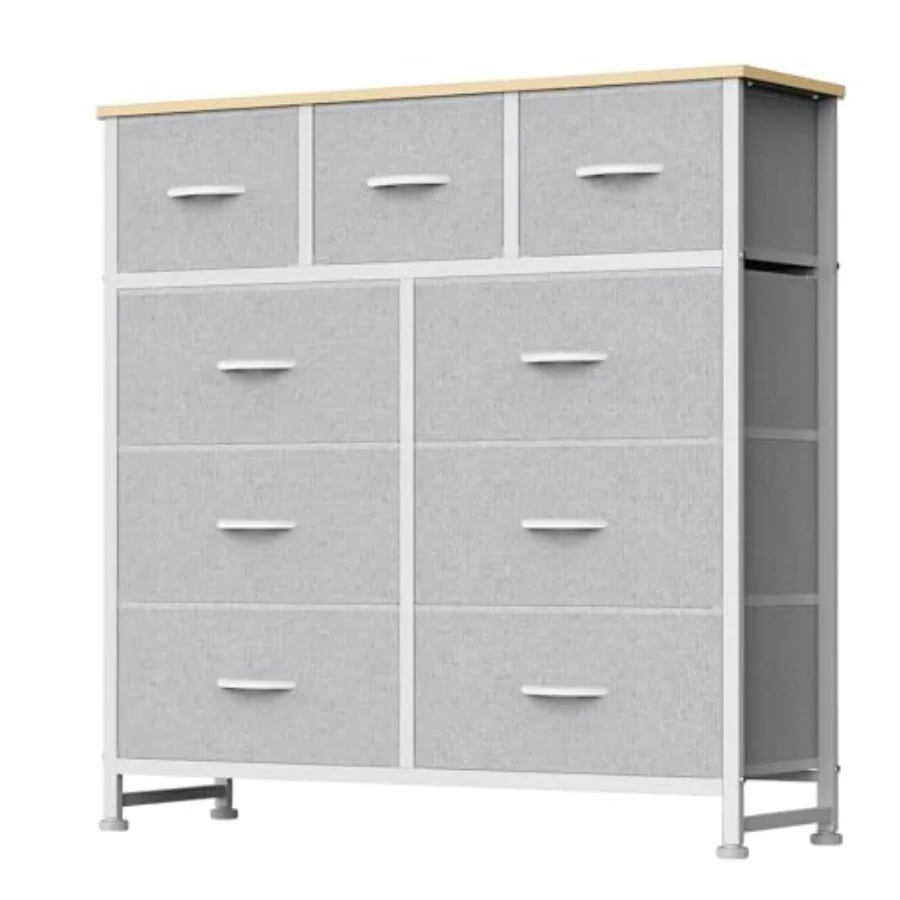 9 Drawer Dresser for Bedroom Fabric Storage Organizer with Sturdy Metal Frame Wooden Top Chest of Drawers for Closet Entryway G
9 Drawer Dresser for Bedroom Fabric Storage Organizer with Sturdy Metal Frame Wooden Top Chest of Drawers for Closet Entryway G