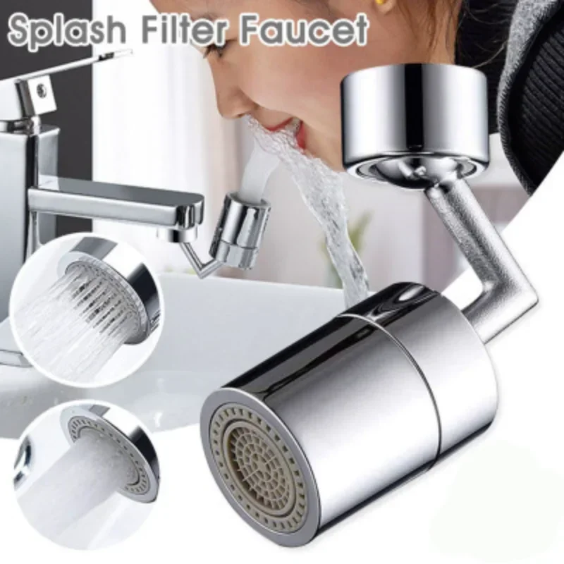 720 Degrees Splash Filter Aerators Faucet Spray Head Anti Splash Faucet Kitchen Tap Water Bubbler For Bathroom Accessories
720 Degrees Splash Filter Aerators Faucet Spray Head Anti Splash Faucet Kitchen Tap Water Bubbler For Bathroom Accessories