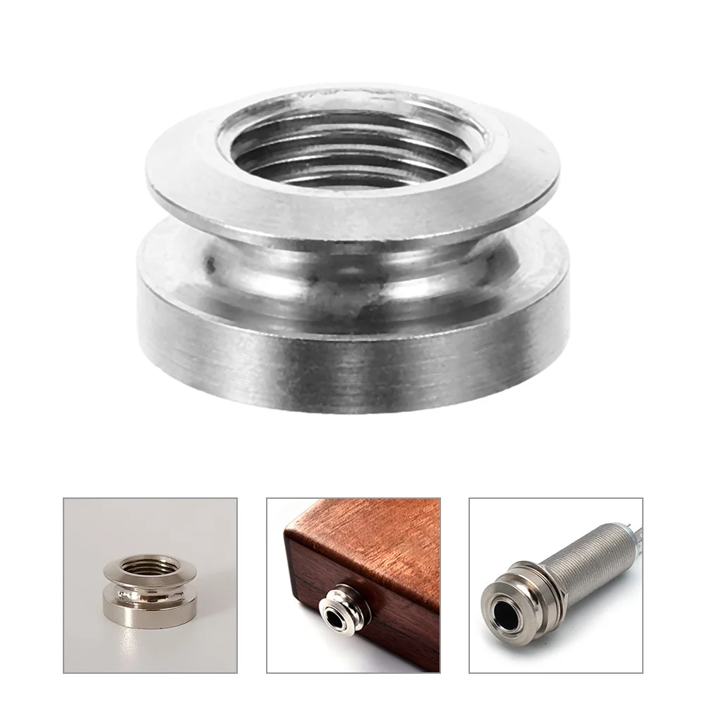 2 Pcs Pickup Tail Pin Cap Thread Acoustic Guitar Endpin Cover Strap Button Silver Jack 6.35mm Input Socket Copper Material
2 Pcs Pickup Tail Pin Cap Thread Acoustic Guitar Endpin Cover Strap Button Silver Jack 6.35mm Input Socket Copper Material