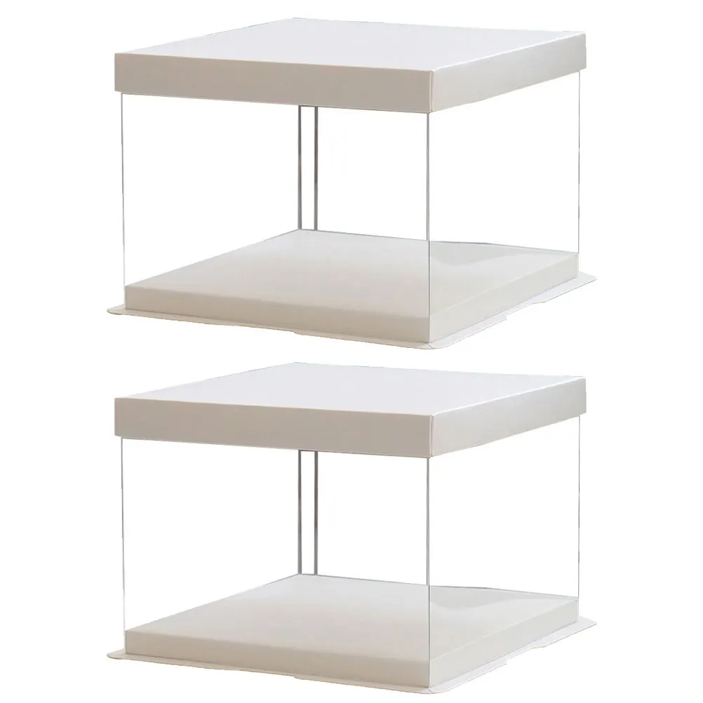 2pcs Cake Box Clear Bakery Boxes Reusable Round Storage Container Transparent Plastic Dessert Birthday Packaging
2pcs Cake Box Clear Bakery Boxes Reusable Round Storage Container Transparent Plastic Dessert Birthday Packaging