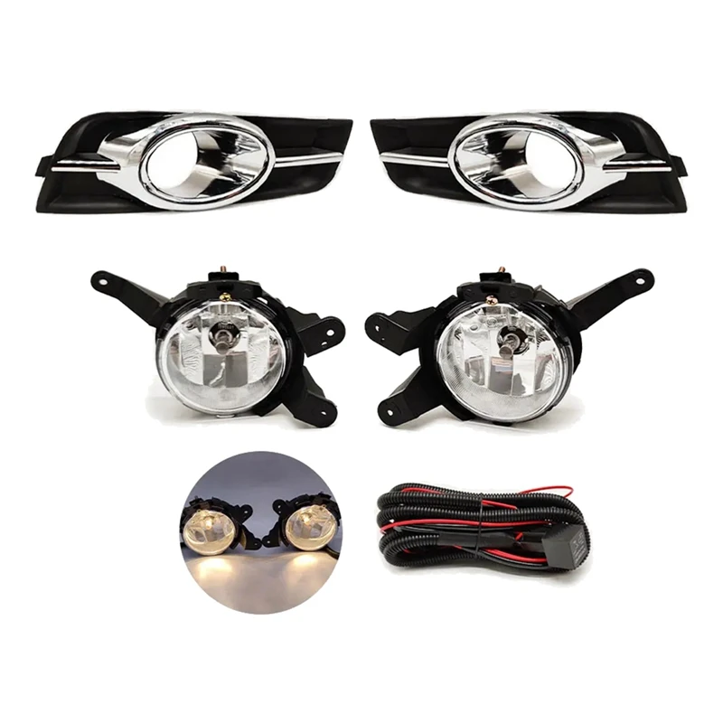 For Chevrolet Cruze 2009-2014 Front Bumper Fog Light With Chrome Fog Lamp Cover Grill Bezel Relay Switch Harness Kits
For Chevrolet Cruze 2009-2014 Front Bumper Fog Light With Chrome Fog Lamp Cover Grill Bezel Relay Switch Harness Kits