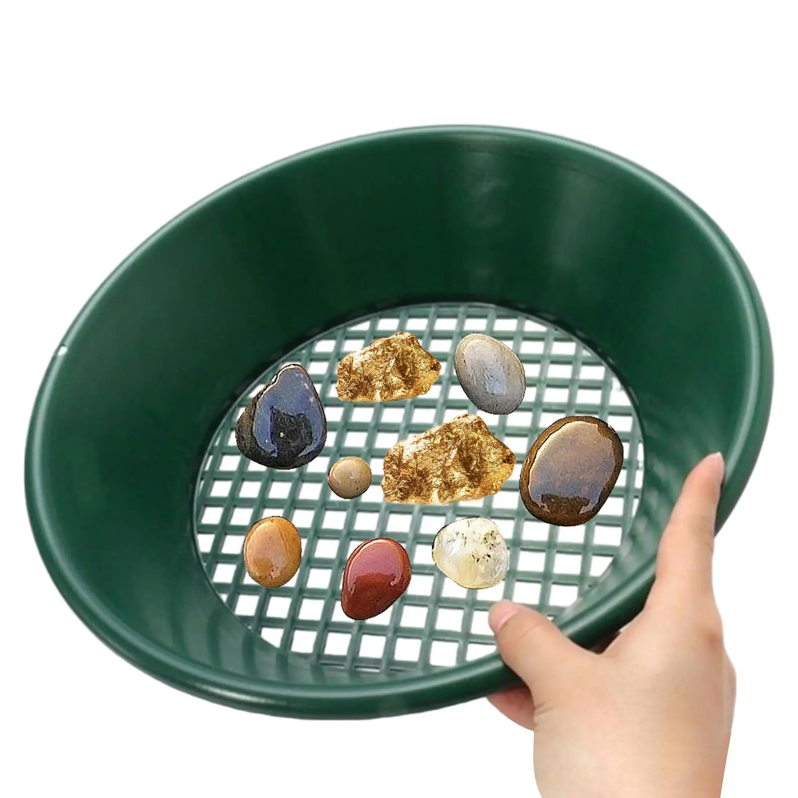 Gold Panning Sifter Metal Screening Gold Catching Pan 14 Inch High Recovery Rate Precision Mesh Metal Tool For Geologist
Gold Panning Sifter Metal Screening Gold Catching Pan 14 Inch High Recovery Rate Precision Mesh Metal Tool For Geologist