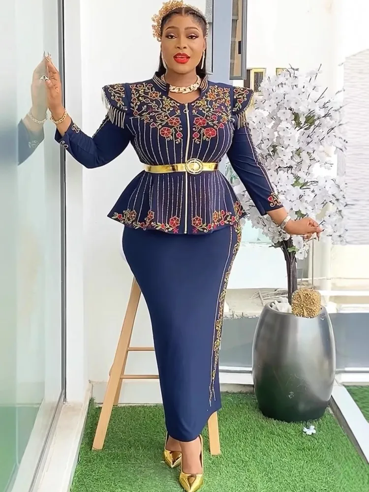 Plus Size African Clothes For Women 2 Piece Sets Tops And Skirts Suits Dashiki Ankara Turkey Outfits Gown Wedding Party Dresses
Plus Size African Clothes For Women 2 Piece Sets Tops And Skirts Suits Dashiki Ankara Turkey Outfits Gown Wedding Party Dresses