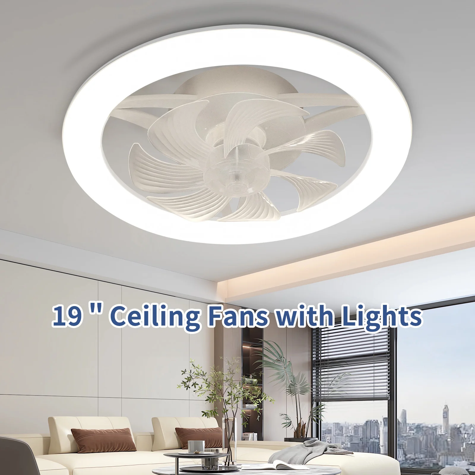Modern Embedded Ceiling Fan with Lights, Remote Dimming, Silent Bedroom, Living Room, Kitchen, Home Decoration Fan Lights
Modern Embedded Ceiling Fan with Lights, Remote Dimming, Silent Bedroom, Living Room, Kitchen, Home Decoration Fan Lights