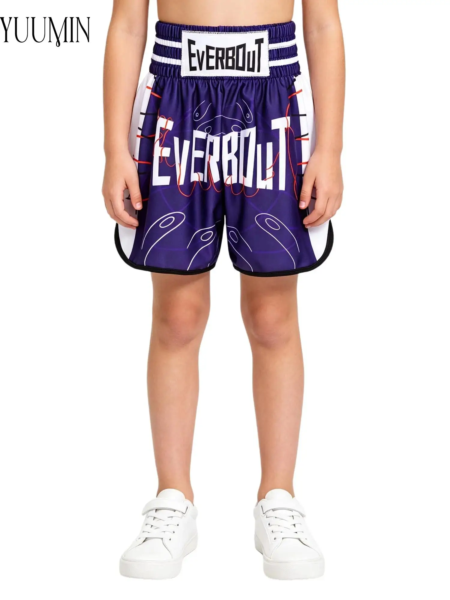 Kids Boys Elastic Waistband Letter Printed Shorts Breathable Stretchy Quick Dry for Boxing Gym Fitness Training Sports Summer
Kids Boys Elastic Waistband Letter Printed Shorts Breathable Stretchy Quick Dry for Boxing Gym Fitness Training Sports Summer