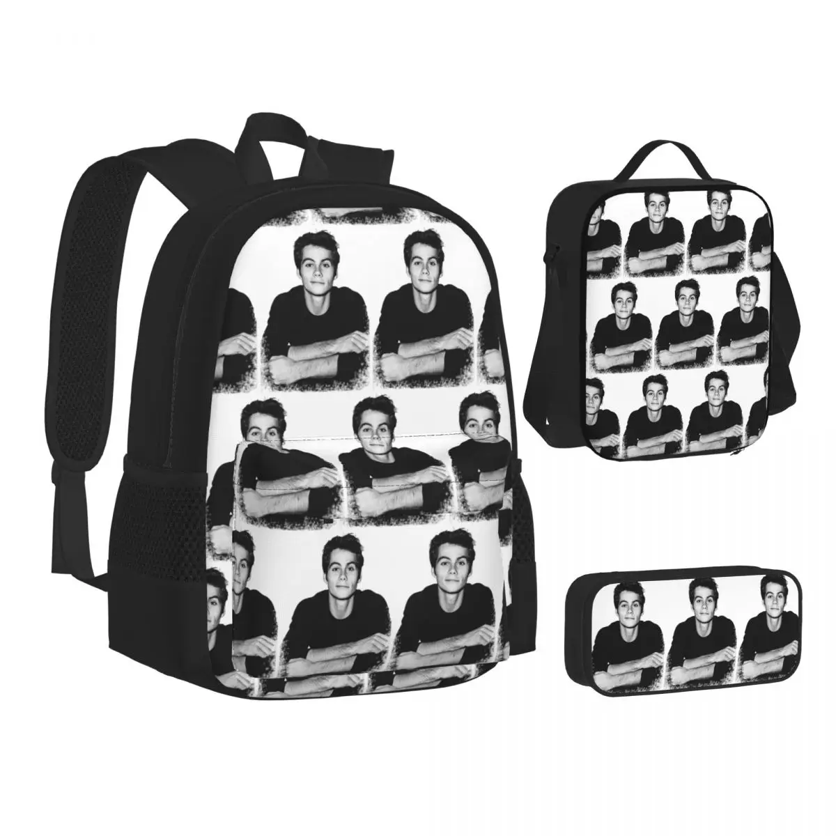 Dylan O'Brien Backpacks Students Bookbag School Bags Kids Rucksack Lunch Bag Pen Bag Three-Piece Set
Dylan O'Brien Backpacks Students Bookbag School Bags Kids Rucksack Lunch Bag Pen Bag Three-Piece Set