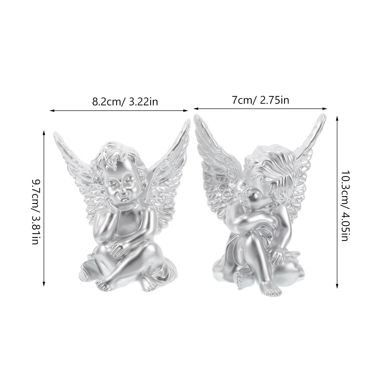 2 Pcs Statue Angel Self-adhesive Toy House Flower Arrangement Resin Plant Dollhouse Figurine
2 Pcs Statue Angel Self-adhesive Toy House Flower Arrangement Resin Plant Dollhouse Figurine