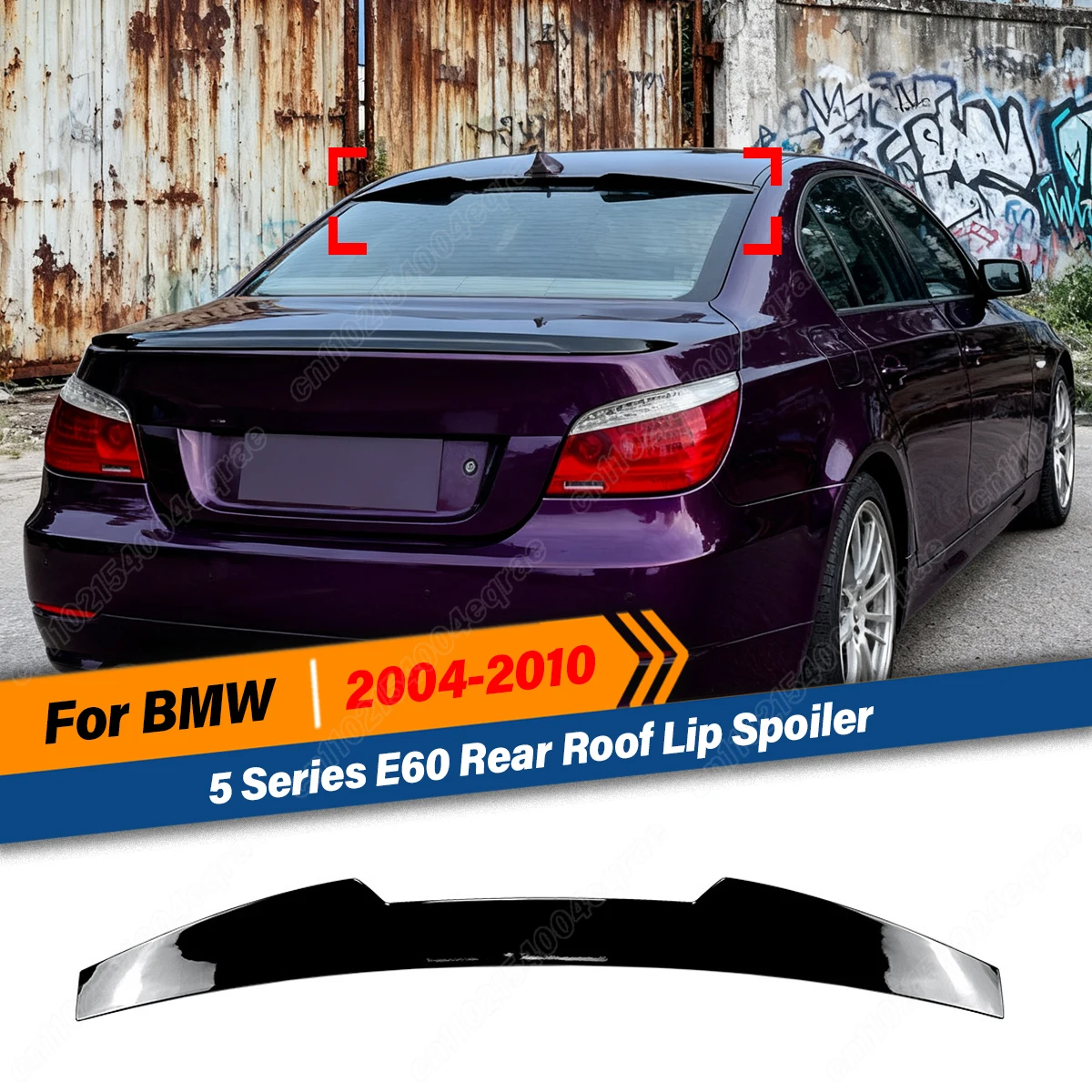 For BMW 5 Series E60 2004 2005 2006 2007 2008 2009 2010 Rear Roof Lip Spoiler Trunk Tail Wing Fixed Wind Spoiler Body Kit
For BMW 5 Series E60 2004 2005 2006 2007 2008 2009 2010 Rear Roof Lip Spoiler Trunk Tail Wing Fixed Wind Spoiler Body Kit