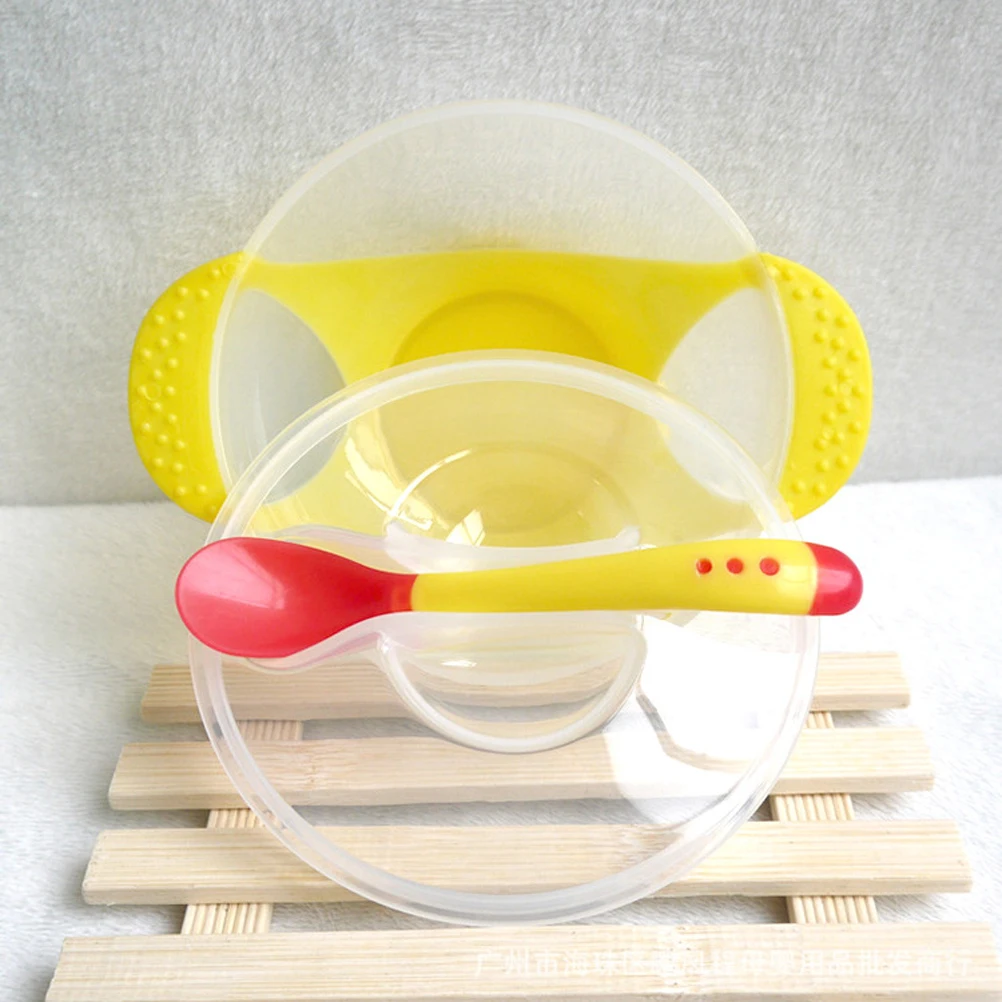 Suction Bowl Set Baby Bowls Lids Spoon Kids Tableware Sensing Temperature Training Independence Premium Material
Suction Bowl Set Baby Bowls Lids Spoon Kids Tableware Sensing Temperature Training Independence Premium Material