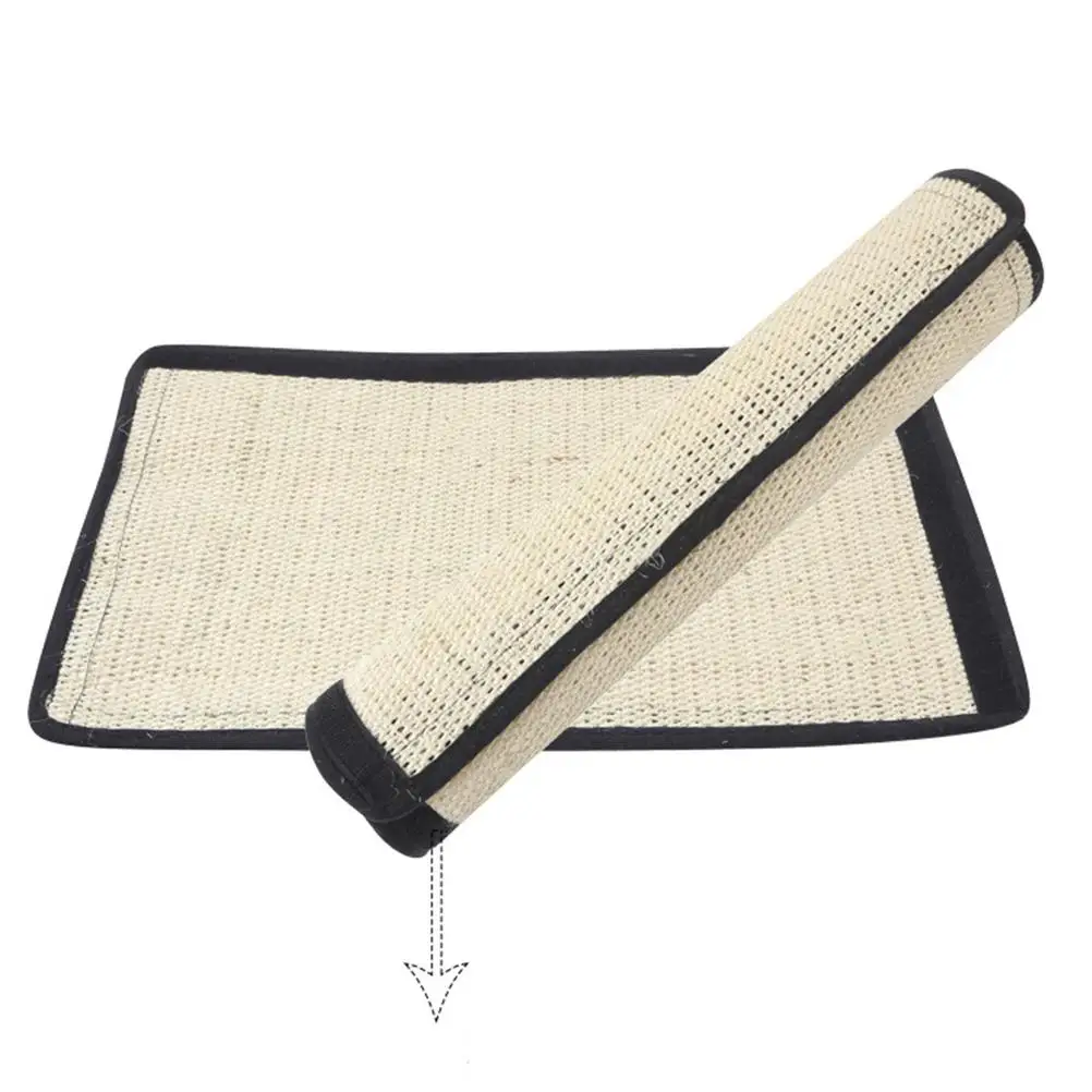 Sisal Cat Scratching Pad Durable Mat Large Surface Roll Up Furniture Black Mats Board Pet Supplies Toy Cat Scratch Mat
Sisal Cat Scratching Pad Durable Mat Large Surface Roll Up Furniture Black Mats Board Pet Supplies Toy Cat Scratch Mat