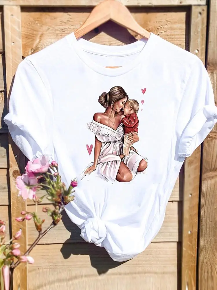 Summer Clothing T-shirts Fashion Shirt Female Short Sleeve Mom Mama 90s O-neck Graphic T Top Women Print Cartoon Tee T-Shirt
Summer Clothing T-shirts Fashion Shirt Female Short Sleeve Mom Mama 90s O-neck Graphic T Top Women Print Cartoon Tee T-Shirt