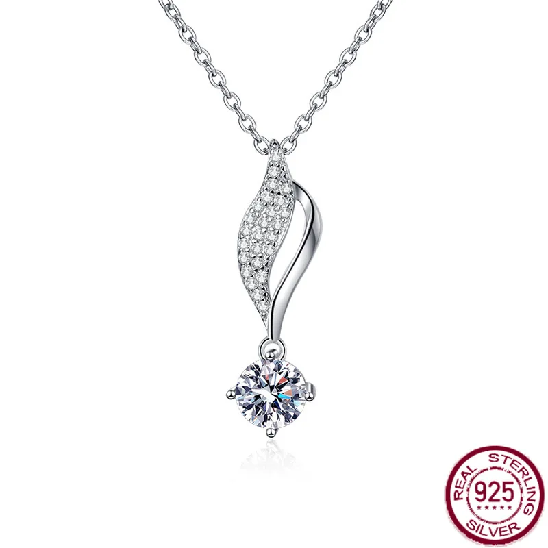 S925 Silver Pendant Mosang Diamond One Leaf Necklace for Women Ins Style Design Sense 1 Carat Jewelry Wholesale
S925 Silver Pendant Mosang Diamond One Leaf Necklace for Women Ins Style Design Sense 1 Carat Jewelry Wholesale