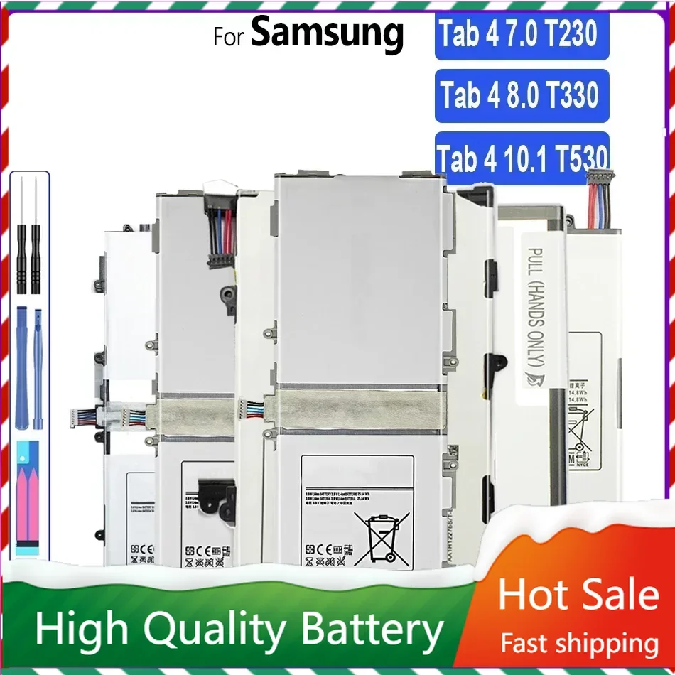 Battery For Samsung GALAXY Tab 4 7.0 8.0 10.1 tab4 SM T530 T531 T535 T330 T331 T335 T230 T231 T235 SM-T530 SM-T535
Battery For Samsung GALAXY Tab 4 7.0 8.0 10.1 tab4 SM T530 T531 T535 T330 T331 T335 T230 T231 T235 SM-T530 SM-T535