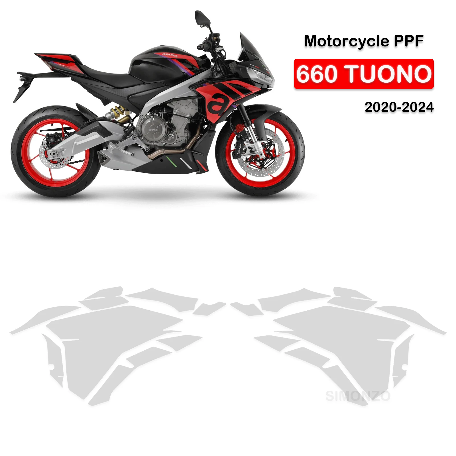 Fits 660 TUONO TPU Motorcycle PPF Film For APRILIA TUONO 660 PPF Paint Protection Film Anti-Scratch UV Resistant 2020-2024
Fits 660 TUONO TPU Motorcycle PPF Film For APRILIA TUONO 660 PPF Paint Protection Film Anti-Scratch UV Resistant 2020-2024
