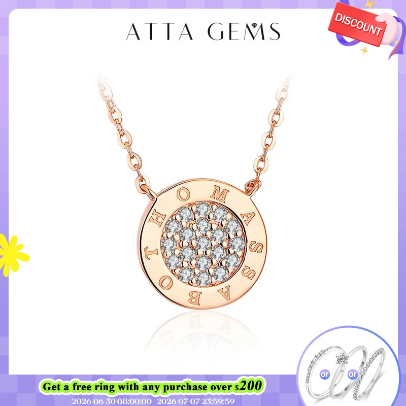 ATTAGEMS 1.4mm D Color Moissanite Round Brilliant Cutting Rose Gold Plated 925 Sterling Silver Necklaces Wholesale Fine Jewelry
ATTAGEMS 1.4mm D Color Moissanite Round Brilliant Cutting Rose Gold Plated 925 Sterling Silver Necklaces Wholesale Fine Jewelry