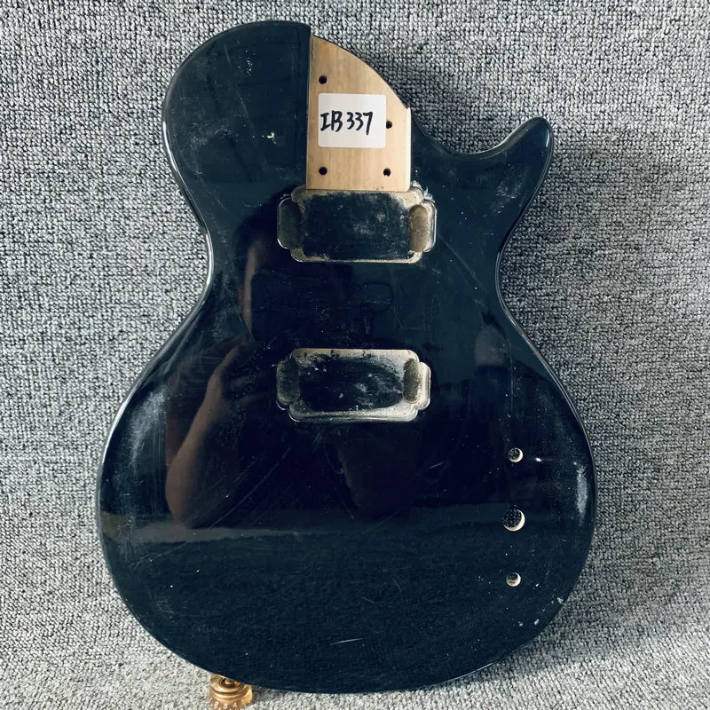 IB337 Black Color Semi Finishing Electric Guitar Body with Humbucker PickupsX2 Custom Bridges with Damages for DIY Replace
IB337 Black Color Semi Finishing Electric Guitar Body with Humbucker PickupsX2 Custom Bridges with Damages for DIY Replace