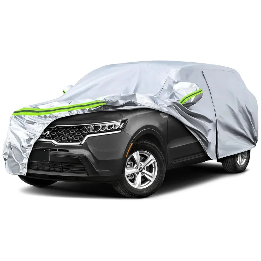 Car Covers For 2009-2025 Kia Sorento Silver All Weather Car Cover With Zipper Door Windproof Bands For Snow Rain Dust Protection
Car Covers For 2009-2025 Kia Sorento Silver All Weather Car Cover With Zipper Door Windproof Bands For Snow Rain Dust Protection