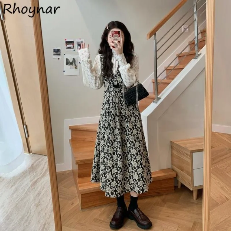 Sets Women Autumn Retro Style Preppy Fashion Female Blouses Lovely Simple All-match Schoolgirl Elegant Dresses Basic Hot Sale
Sets Women Autumn Retro Style Preppy Fashion Female Blouses Lovely Simple All-match Schoolgirl Elegant Dresses Basic Hot Sale