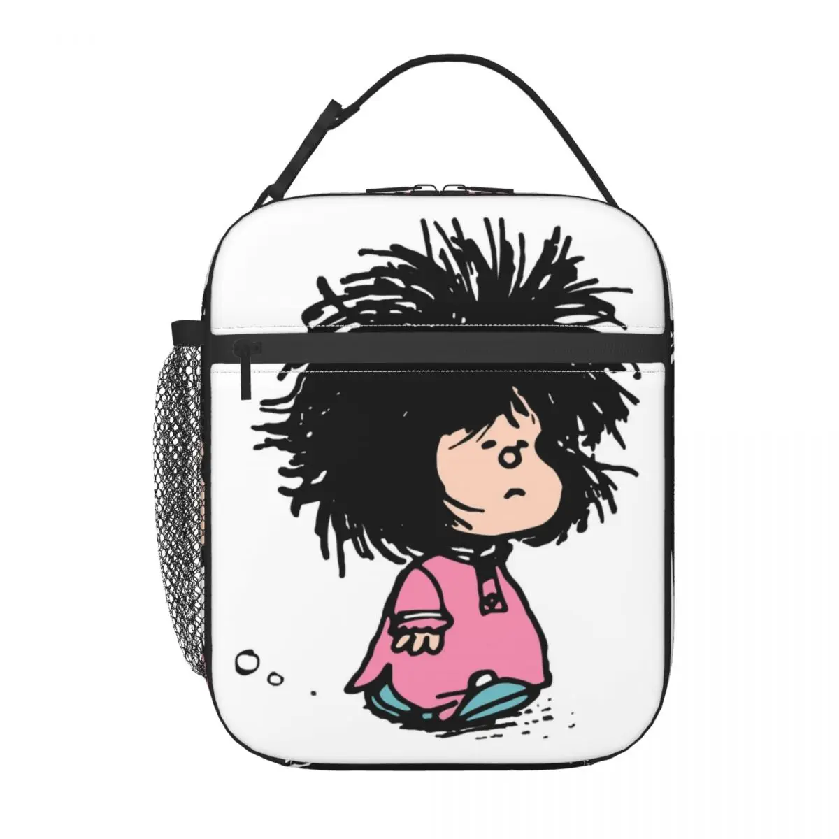 Изолированная сумка для обеда Mafalda на заказ для Quino, Аргентины, термохолодильник для еды, ланч-бокс, многоразовые сумки для кемпинга и путешествий на открытом воздухе
Изолированная сумка для обеда Mafalda на заказ для Quino, Аргентины, термохолодильник для еды, ланч-бокс, многоразовые сумки для кемпинга и путешествий на открытом воздухе