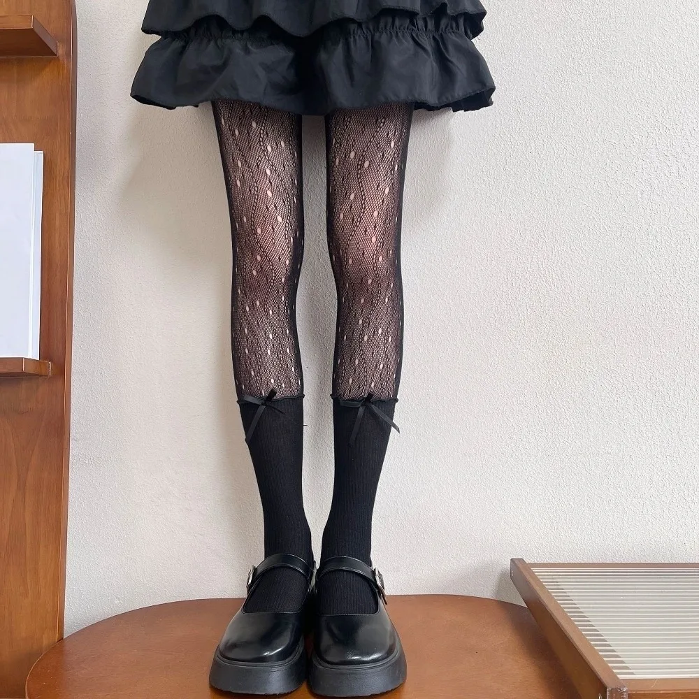 Sweet Elastic False Two-piece Pantyhose Breathable Slimming Heart Lace Stockings Bow Hosiery Fishnet Stockings Party
Sweet Elastic False Two-piece Pantyhose Breathable Slimming Heart Lace Stockings Bow Hosiery Fishnet Stockings Party